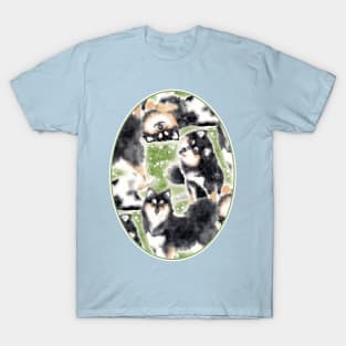 Happy Finnish Lapphund Dogs T-Shirt